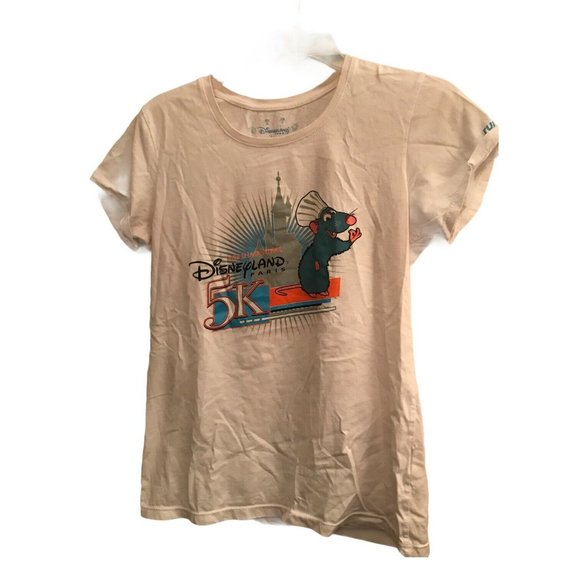 Disneyland Paris 2016 5K Race Small White T Shirt - Picture 1 of 3